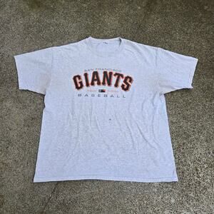Vtg MLB San Francisco Giants Arc Logo Graphic Distressed Baseball T Shirt XL